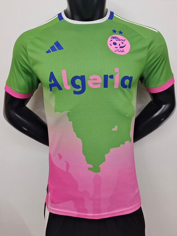 24-25 Algeria pink and green player version jersey