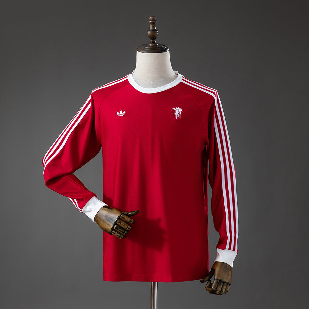 M-U Terrace Icons Long Sleeve T-Shirt Red S-XXL