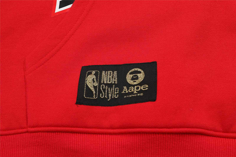NBA Sweater Chicago Bulls Ape-Man Co-branded Red