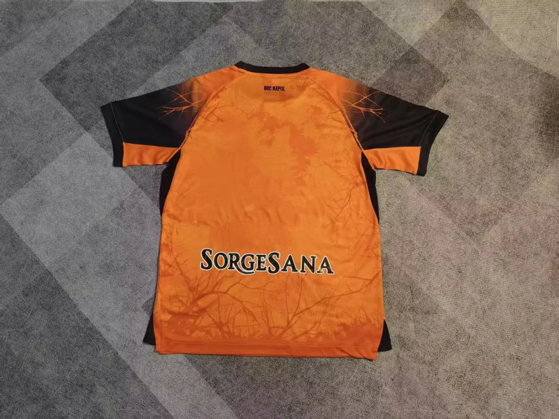 Naples Napoli 2025/26 Halloween version Orange soccer Jersey S-4XL
