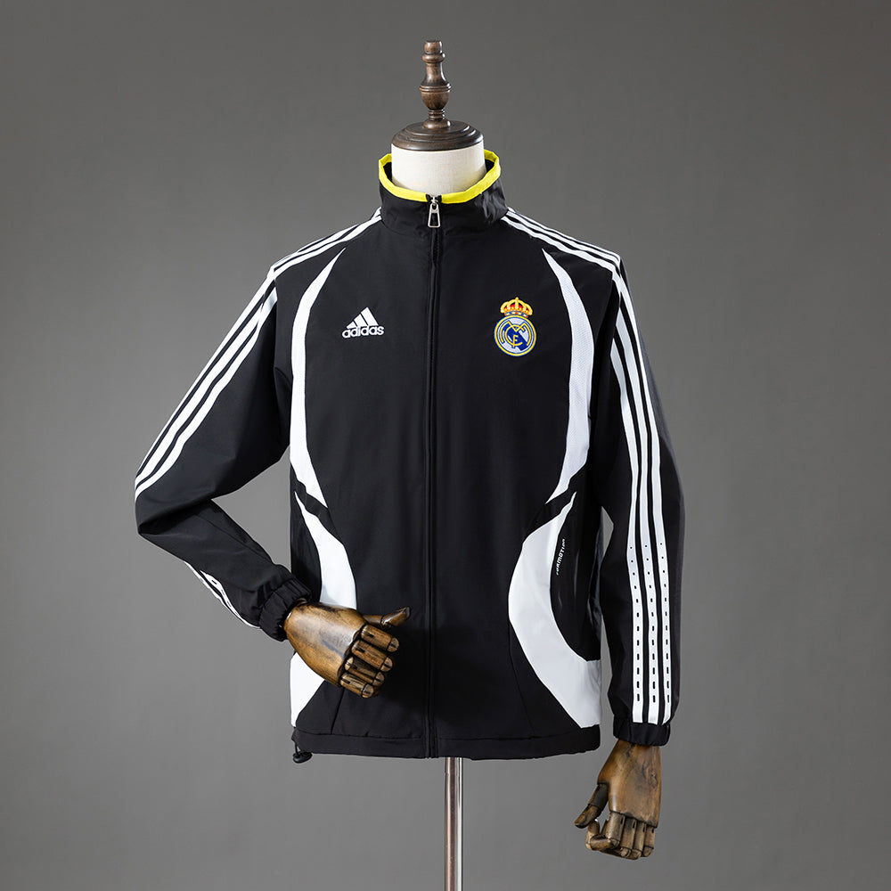 Real Madrid 06/07 Windbreaker - Black S-XXL