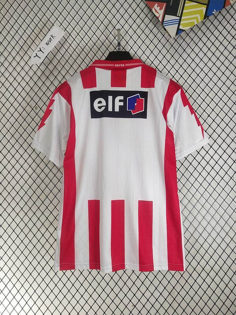 Retro 1995/96 Necaxa home soccer jersey size S-2XL