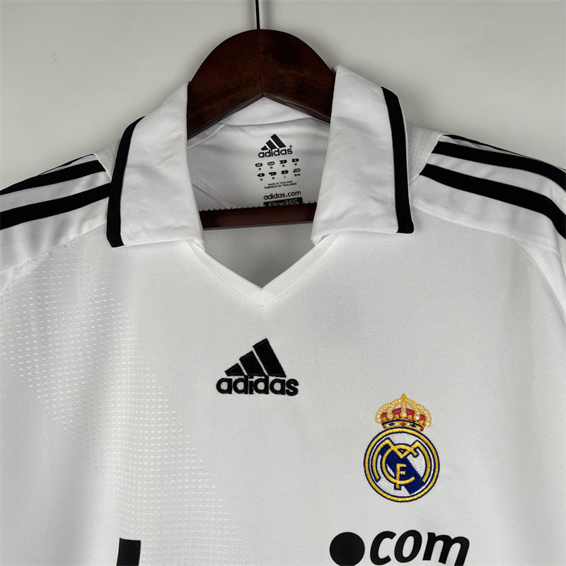 08-09 Real Madrid home retro jersey