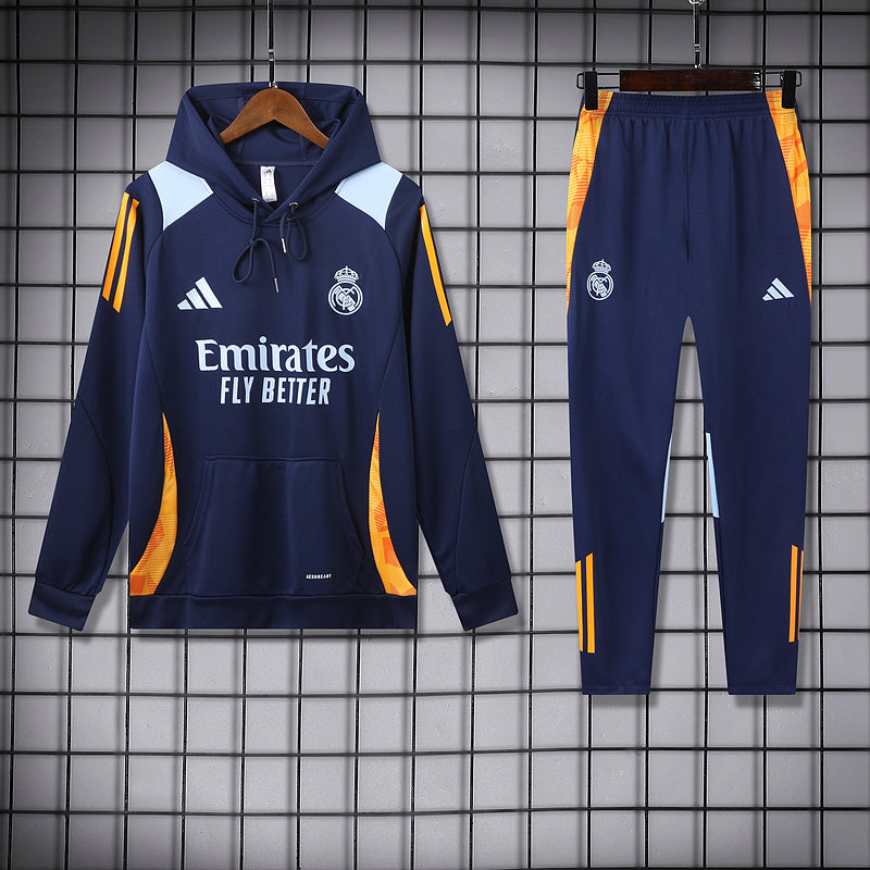 24-25 Real Madrid dark blue hoodie
