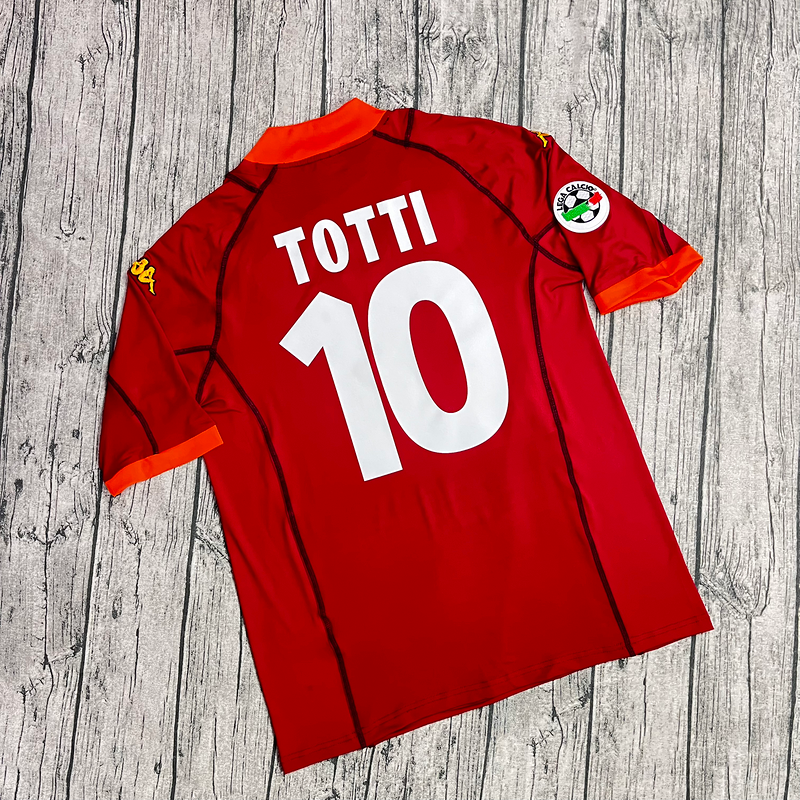 01-02 Roma home retro jersey