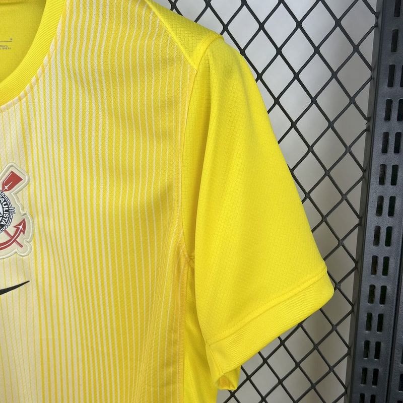 25-26 Corinthians Yellow goalkeeper Jersey