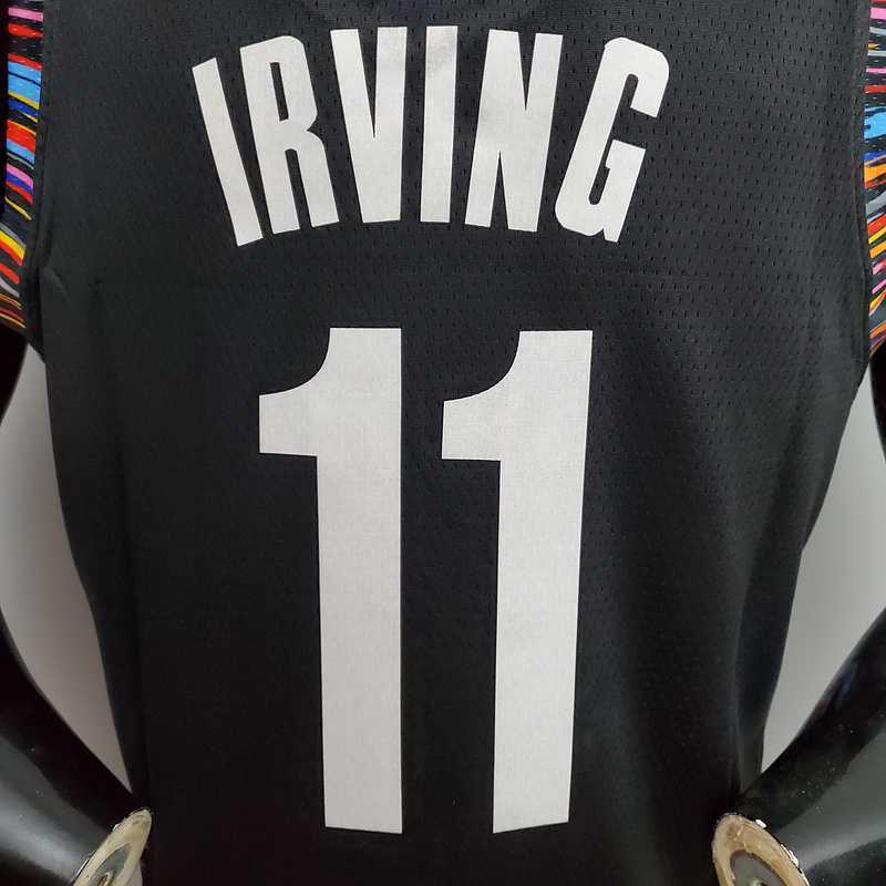 Irving #11 Brooklyn Nets City version black