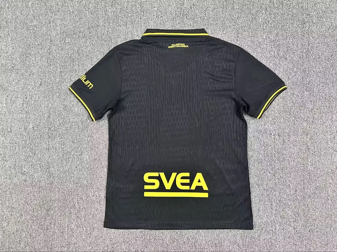 AIK Stockholm 2026/27 home black soccer jersey size S-4XL