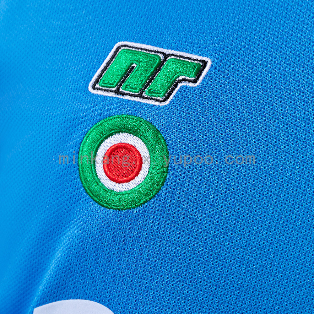 Retro Long Sleeve Napoli 87/88 Home S-XXL