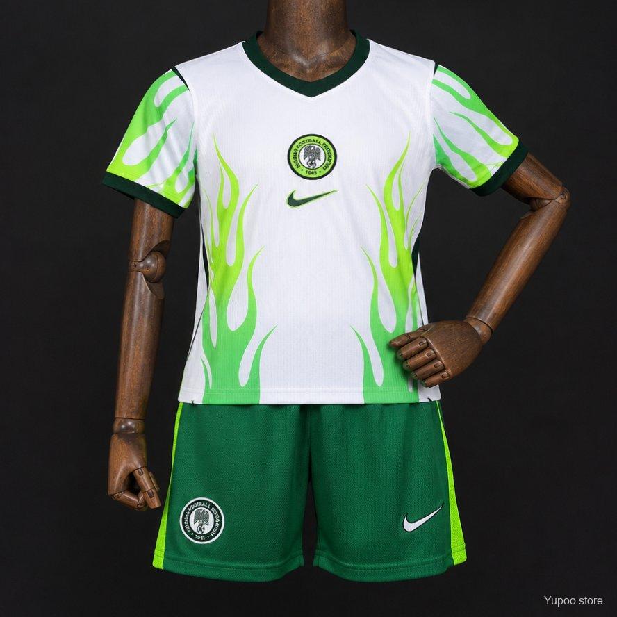 Nigeria 2026 World Cup Away kid kit size 16-28