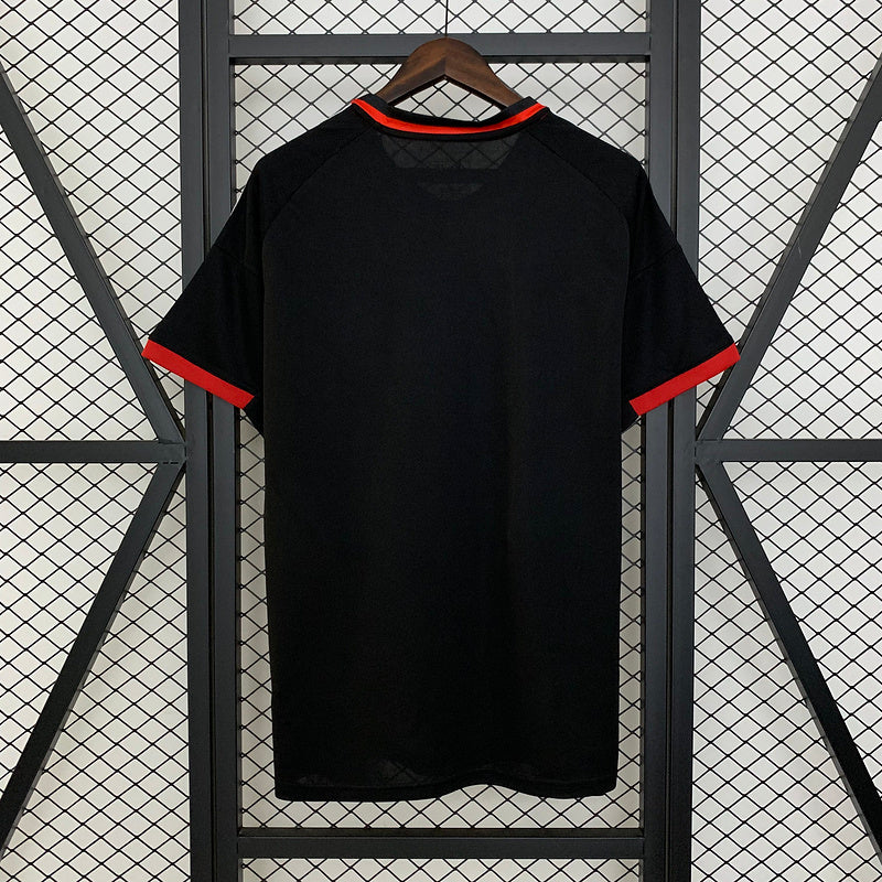 25-26 Real Madrid Black and Red Rose special jersey