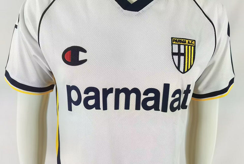 03-04 Parma away white retro jersey