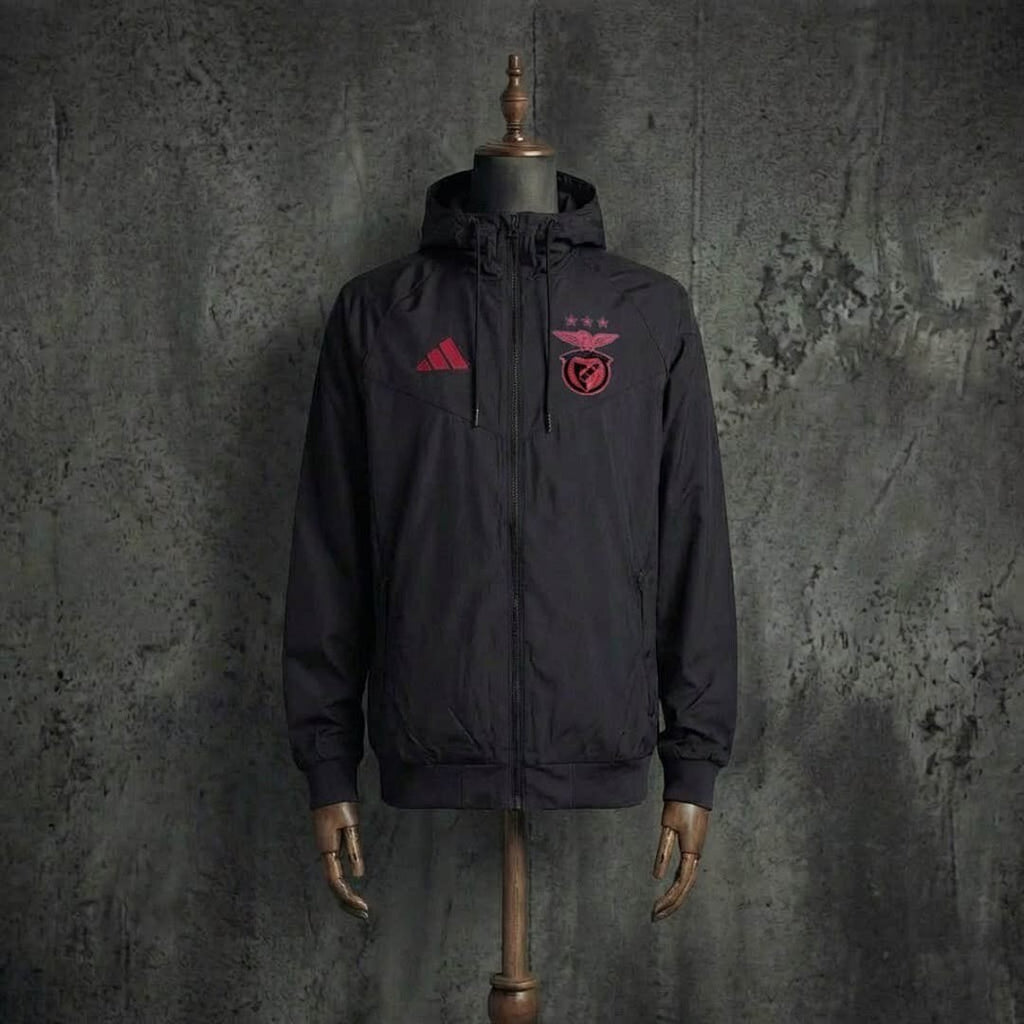 Benfica 2026/27 Black Windbreaker