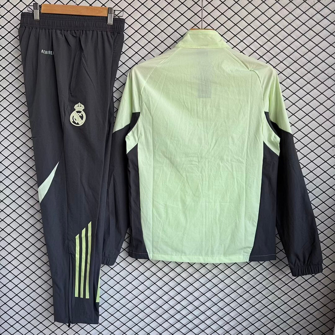 Real Madrid 2025/26 Yellow Windbreaker Suit Size S-2XL