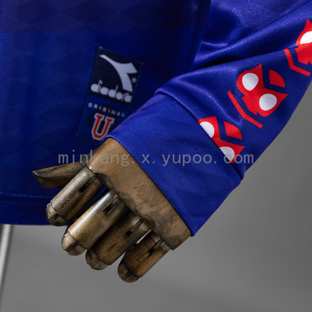 Retro Long Sleeve Universidad de Chile1996 Home S-3XL