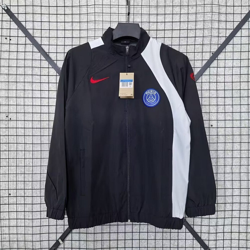 PSG 2025/26 Black And White windbreakers