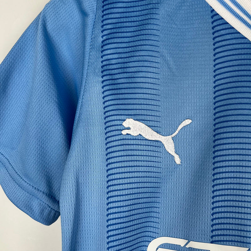 23-24 Manchester City home kid kit sizs 16-28