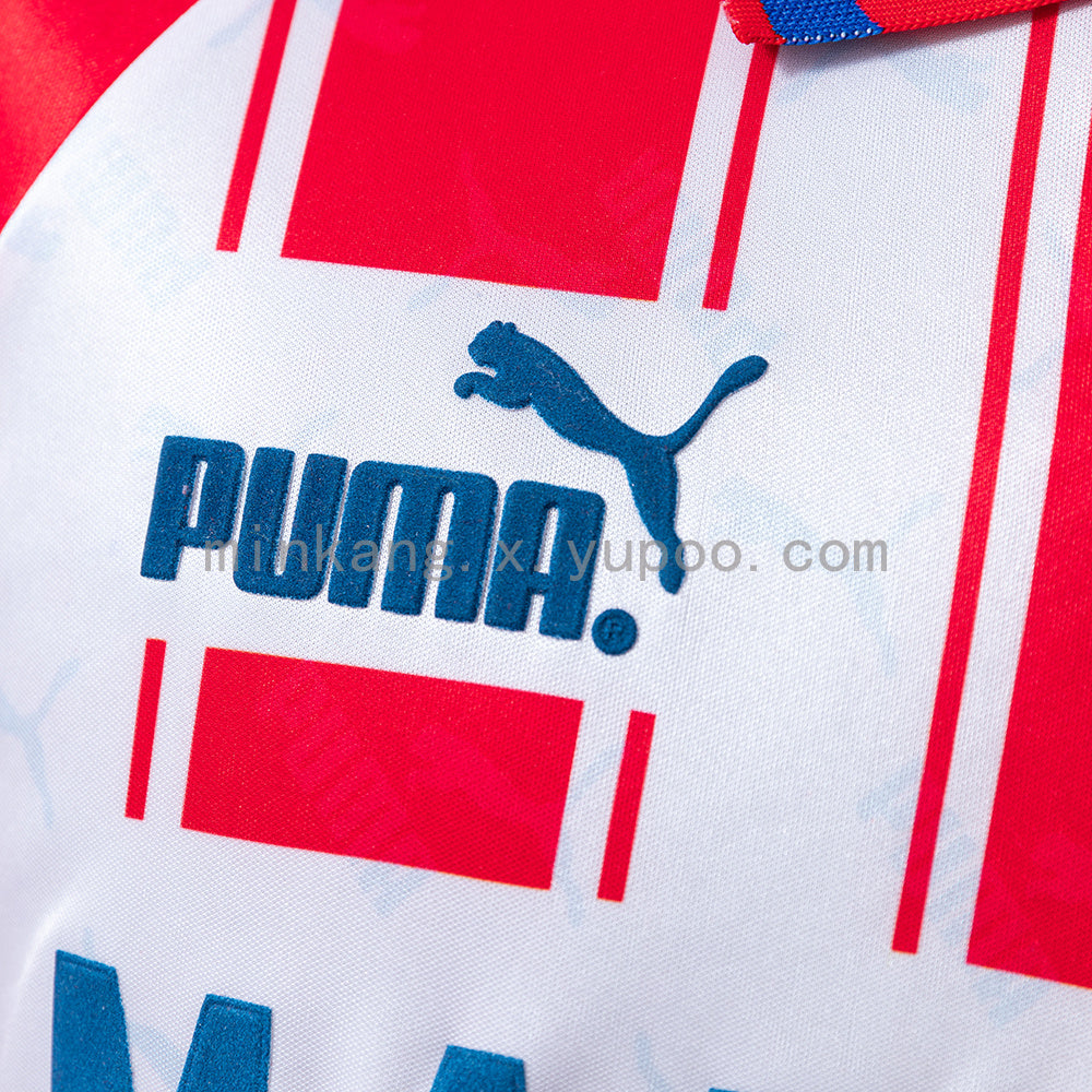 Atletico Madrid 94/95 Home Long Sleeve Retro Jersey S-XXL
