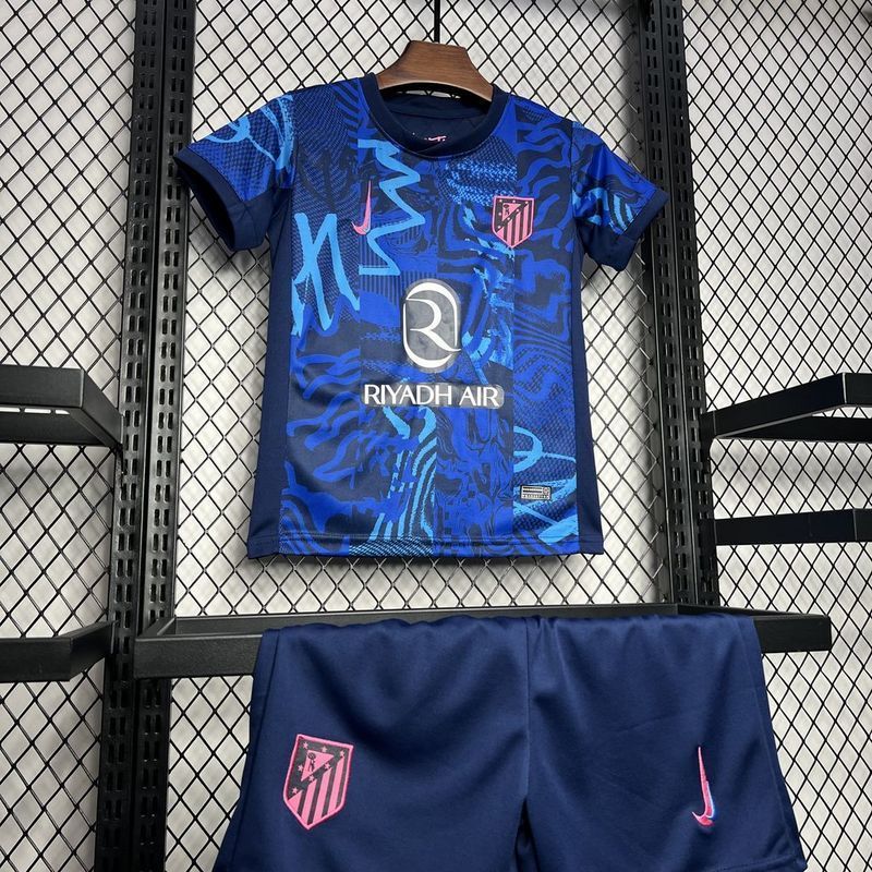 24-25 Atletico Madrid Third Away kid kit