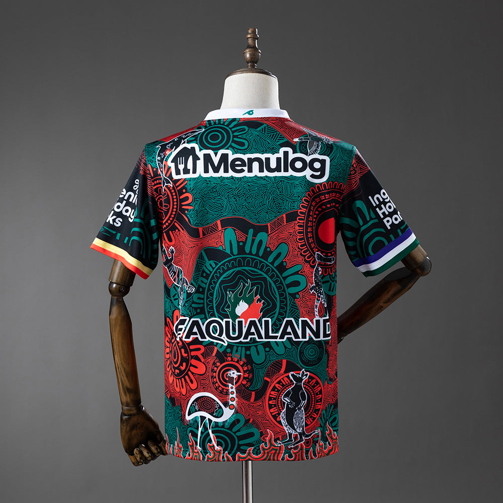 NRL South Sydney Rabbitohs 2025 Indigenous Jersey S-5XL