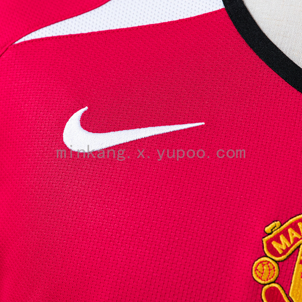 M-U 04/06 Home Long Sleeve Retro Jersey S-XXL