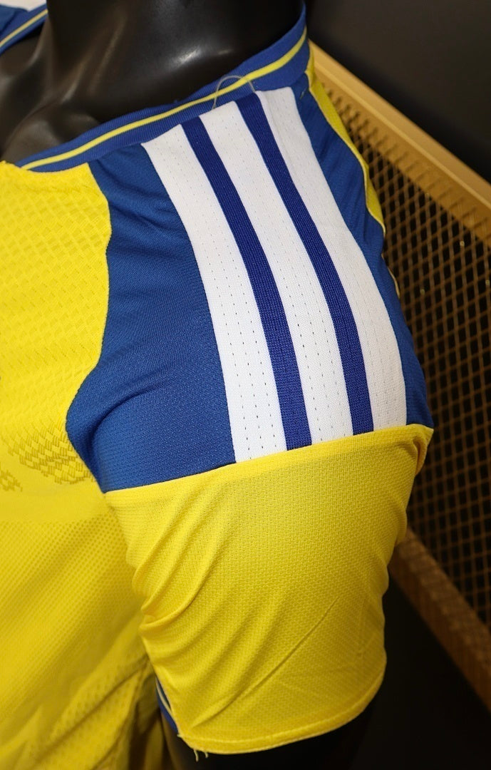 Sweden 2026 Home Player Version soccer jersey size S-2XL