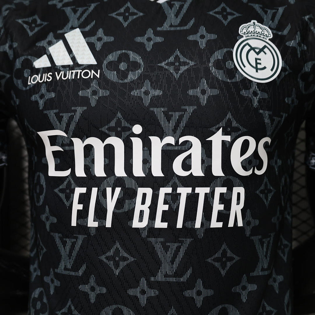 Mens Real Madrid 2026/27 Black Special Player Version Jersey S-2XL