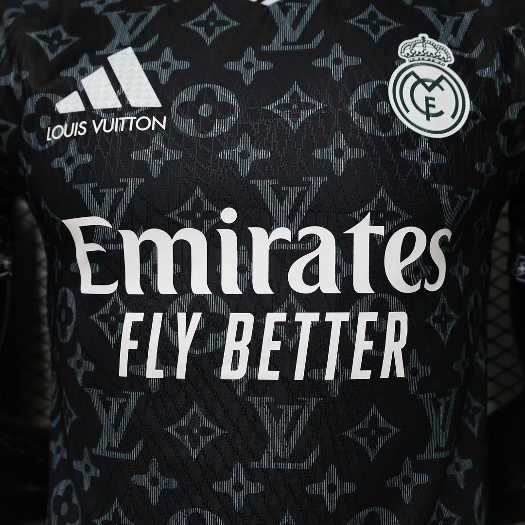 Mens Real Madrid 2026/27 Black Special Player Version Jersey S-2XL
