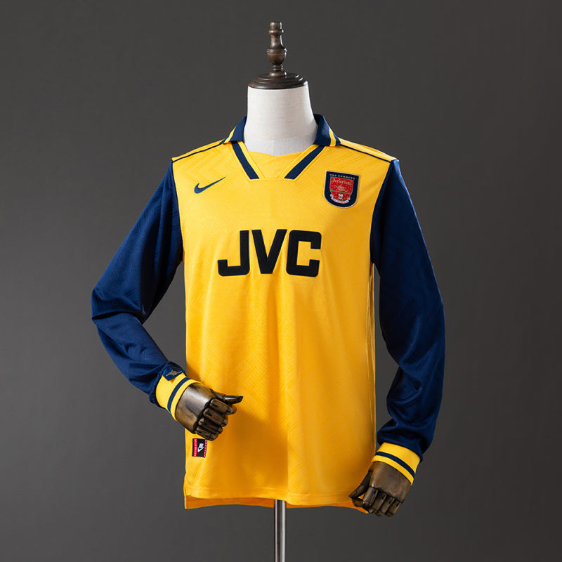 Retro Arsenal 1996/97 Away Long Sleeve soccer jerseys