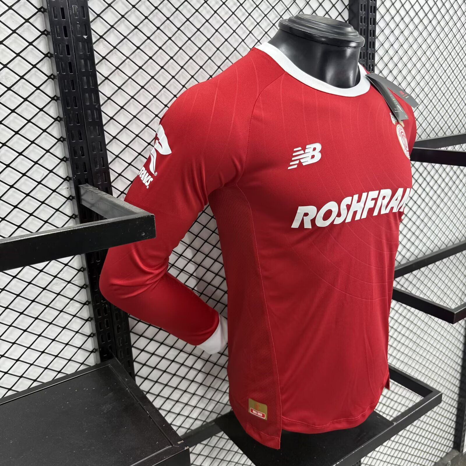TOLUCA Manga larga Version autentica/jugador — Liga MX