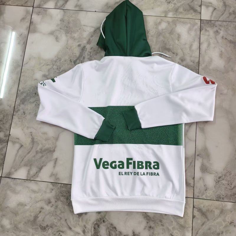 Elche FC 2025/26 White and Green Hoodie