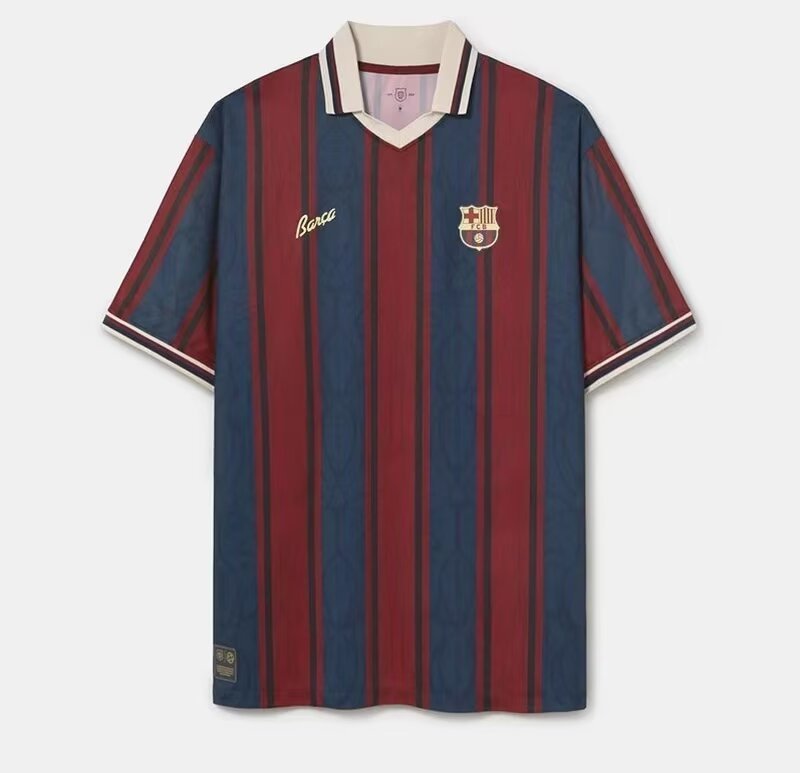 25-26 Barcelona 125th blue and red jersey