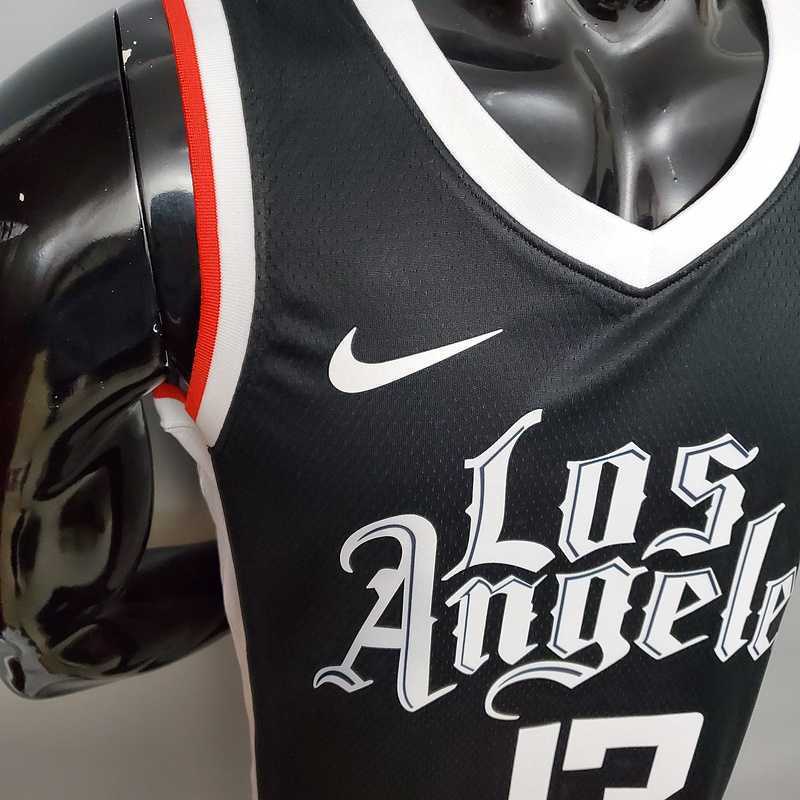 New George #13 Los Angeles Clippers Black
