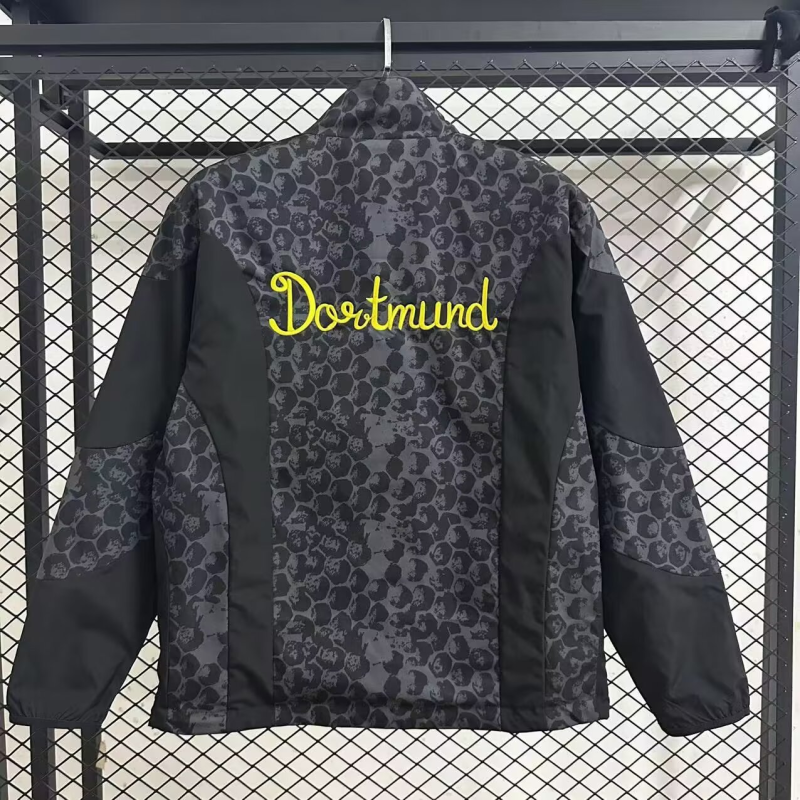 25-26 Dortmund Black Windbreaker