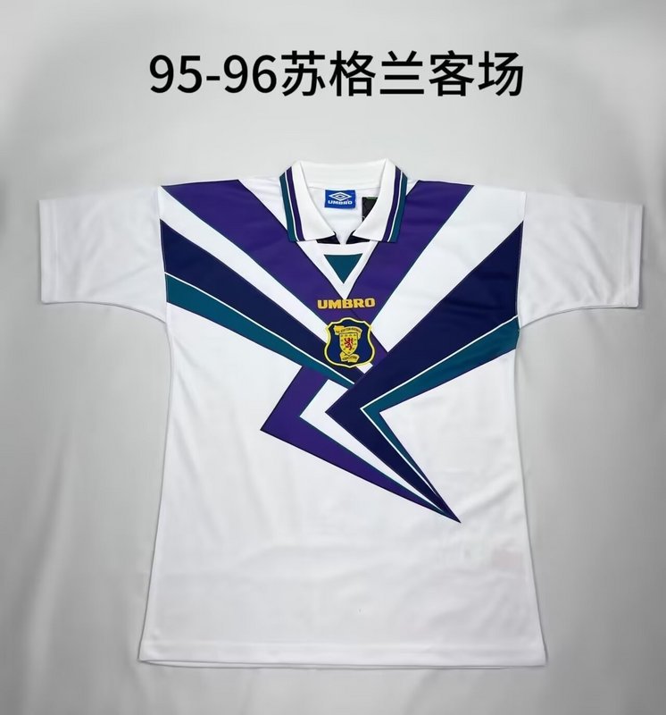 95-96 Scotland away retro jersey