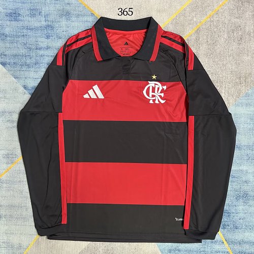 26-27 Flamengo Home Long Sleeve S-2XL — Jsonwang 26/27