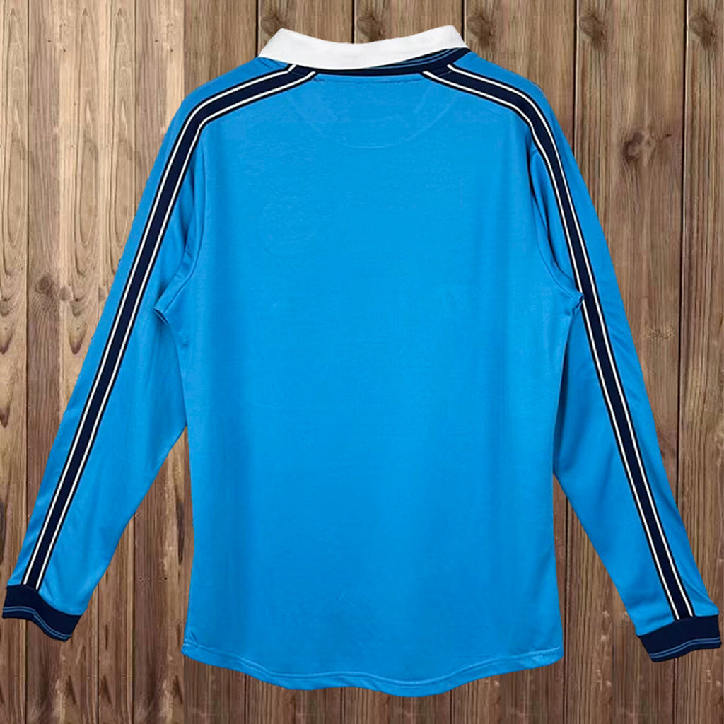 Retro 1998-99 Napoli Home Long Sleeve soccer jersey size S-2XL