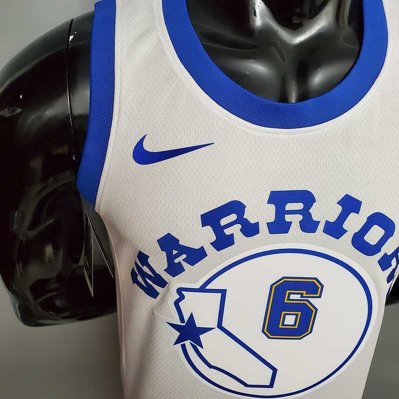 Retro version YOUNG#6 Golden State Warriors white