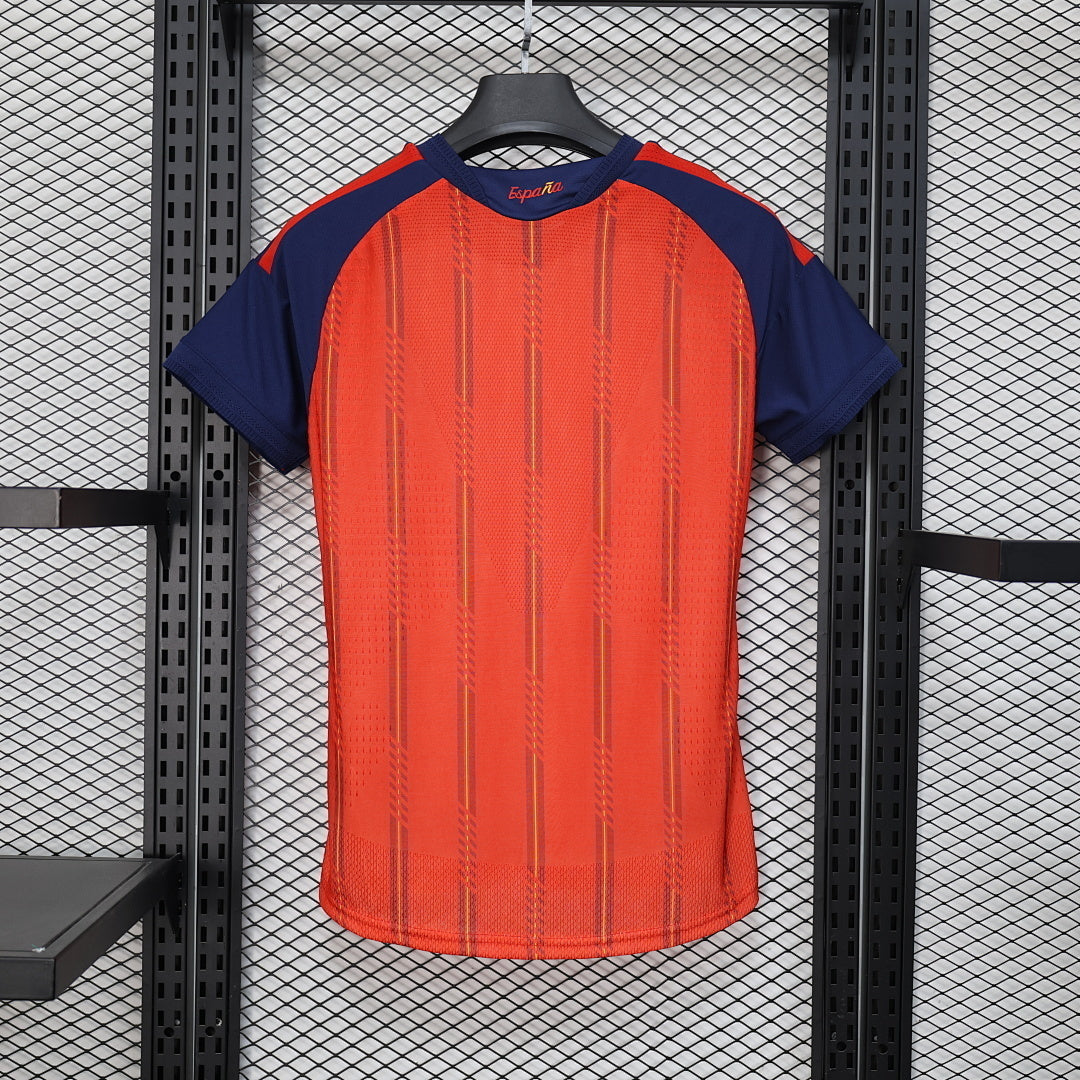Woman Spain 2026 World Cup Home Player Version soccer jersey size S-2XL
