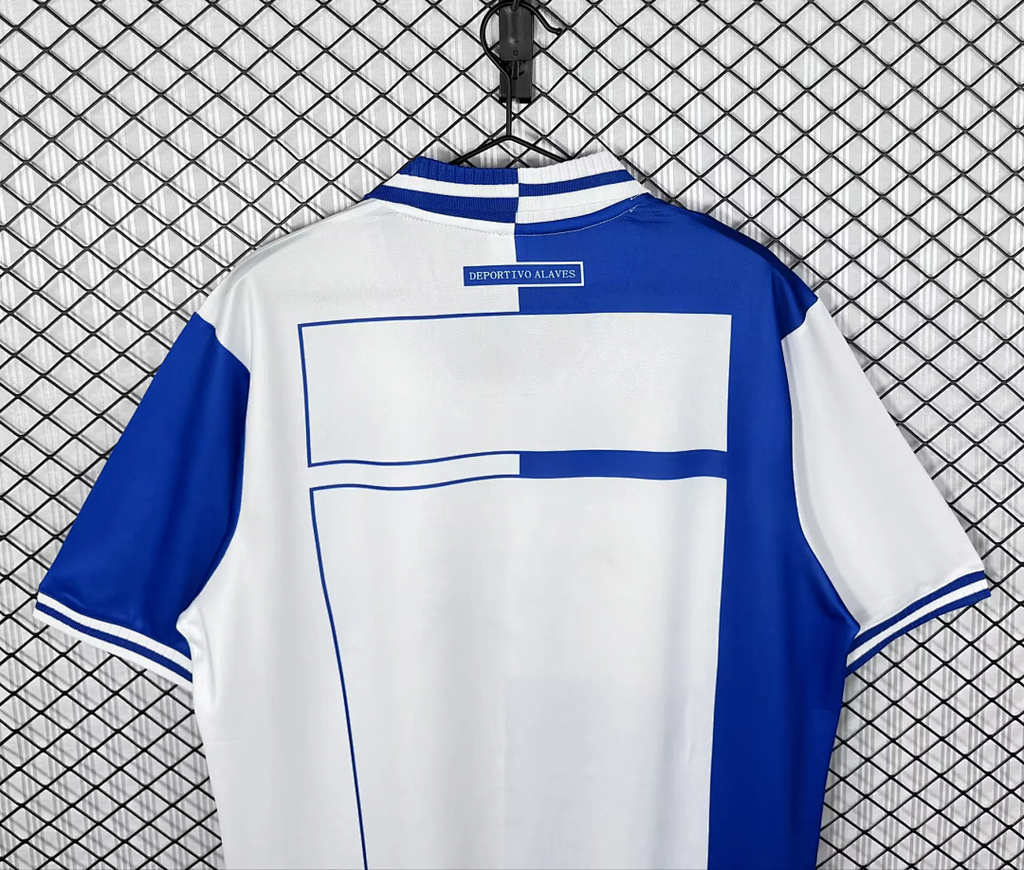 Retro Deportivo Alaves 1999/00 Home Soccer Jersey