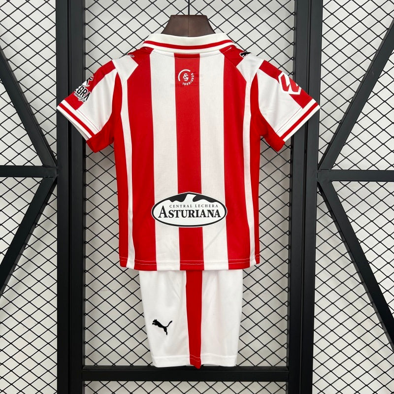 25-26 Sporting Gijon home kid kit