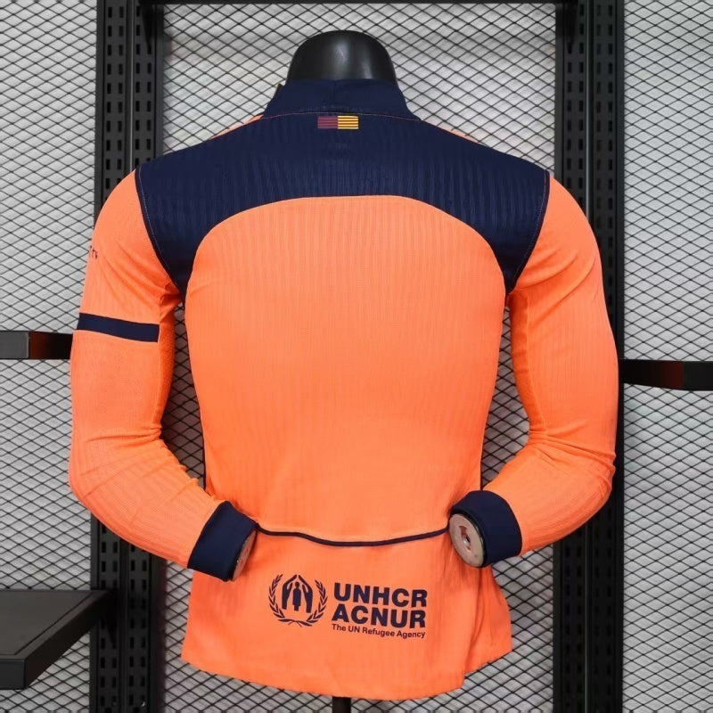 Barcelona 2025/26 Third Away Long sleeve Player version Jersey