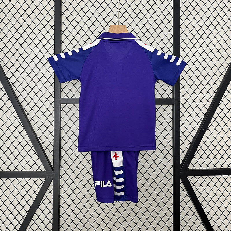98-99 Fiorentina home retro kid kit