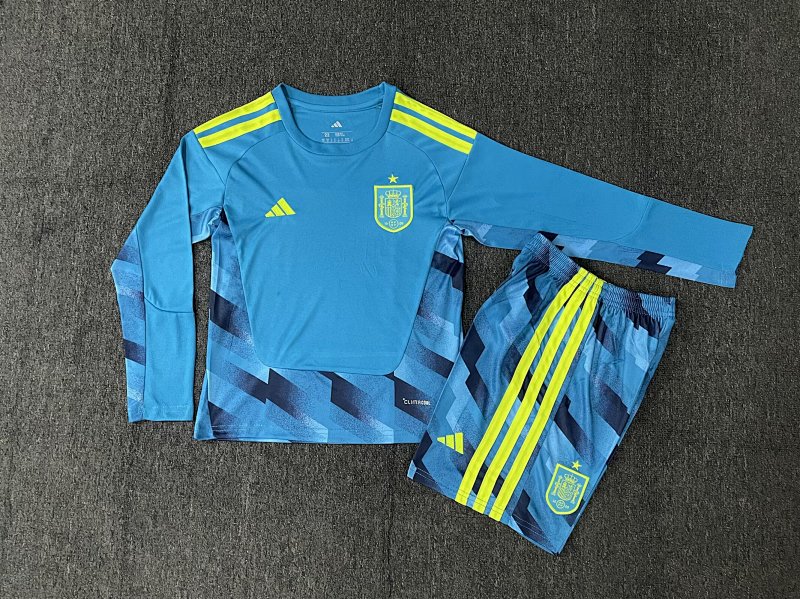 2026 Spain Goalkeeper Long sleeve Kids — Jsonwang 26/27