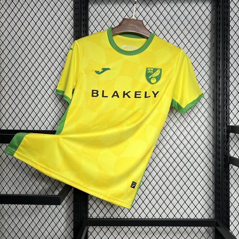 Norwich City home soccer jersey