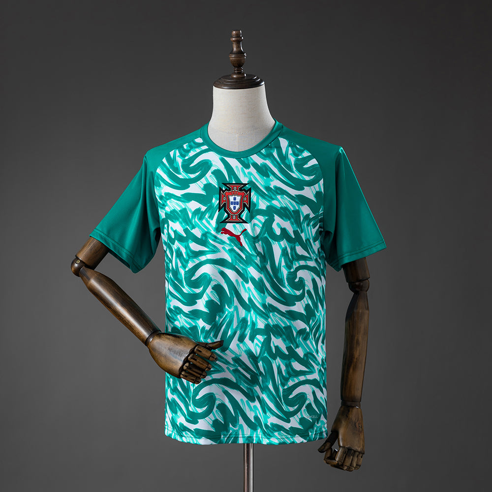 Portugal 2026 Warmup Jersey - Green S-4XL