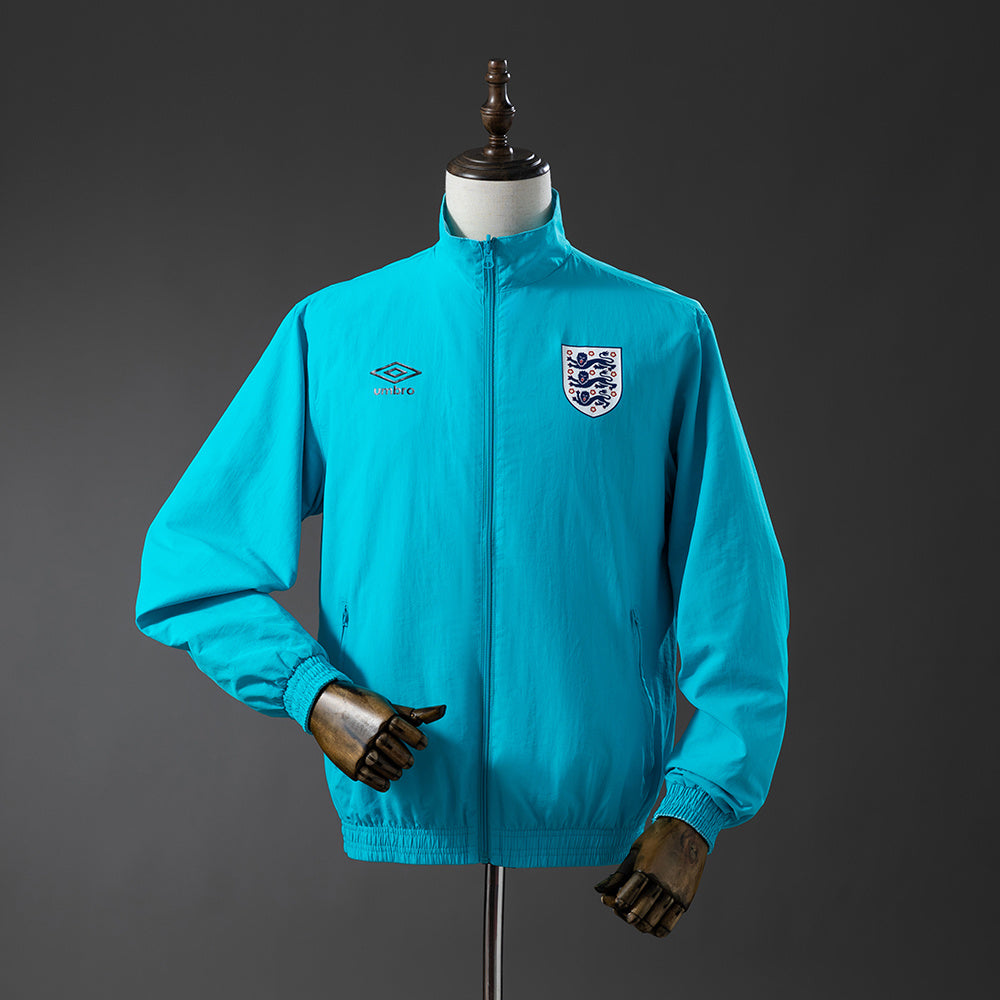 England Reversible Jacket Windbreaker - Light Blue Sizes S-XXL