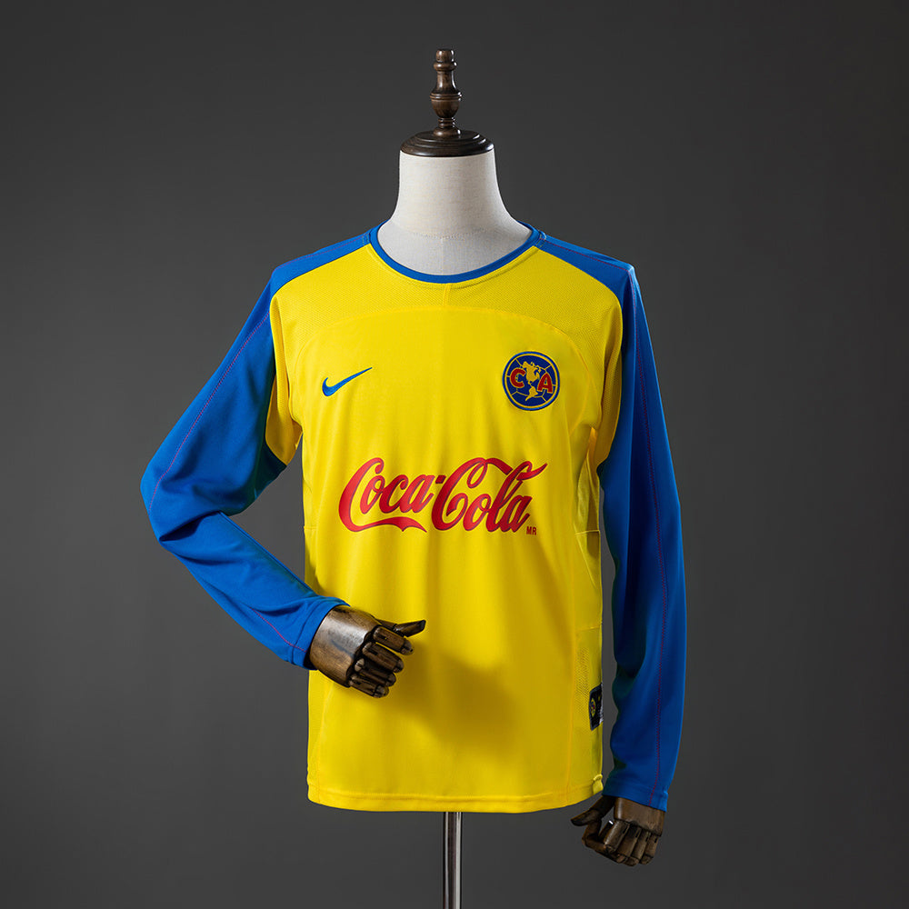 America 03/04 Home Long-sleeved Retro Jersey S-XXL