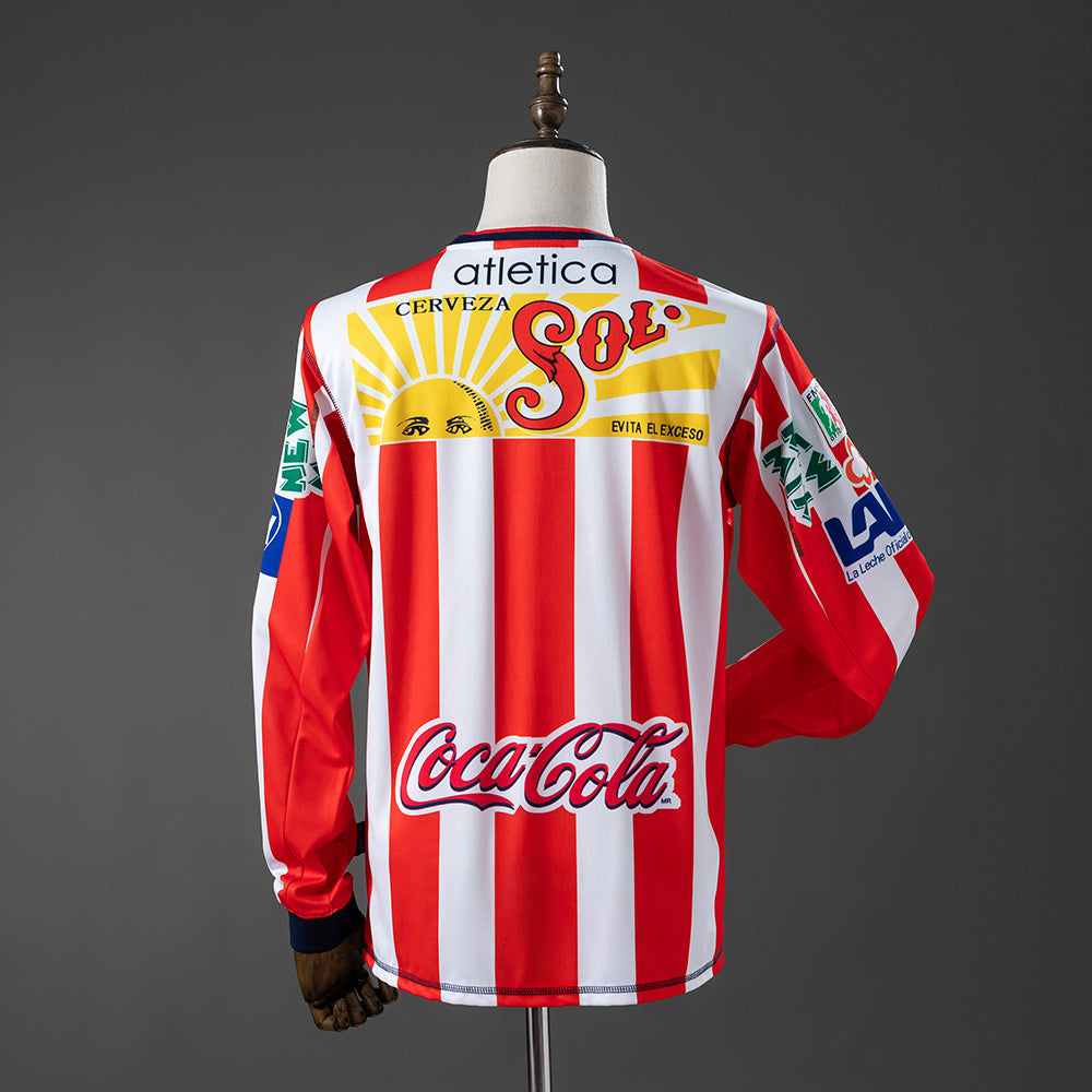 Chivas de Guadalajara 02/03 Home Long-sleeved Retro Jersey S-XXL