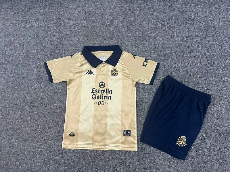 24-25 Deportivo de La Coruna 25 years anniversary kid kit size 16-28